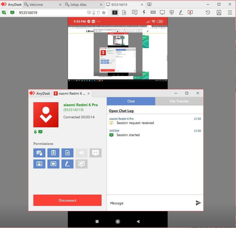 Setup Microsoft Remote Desktop Along With A Standard Internet Connection